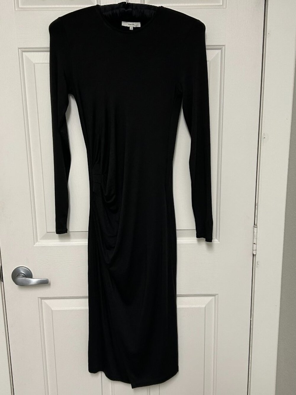 Vince Black Midi Dress Sz S